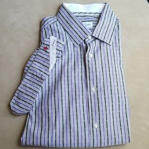 Robert Graham Striped Button Down 16.5